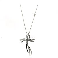 Collana Chimento Donna Croci in Oro bianco Diamante 0.22 Ct 1G07516BB5450 - 1G07516BB5450